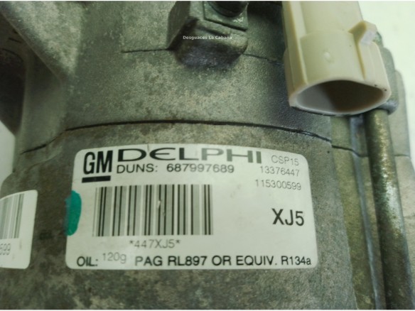 13310692, 687997689 COMPRESOR AA CHEVROLET CRUZE (J300)|Desguaces La Cabaña