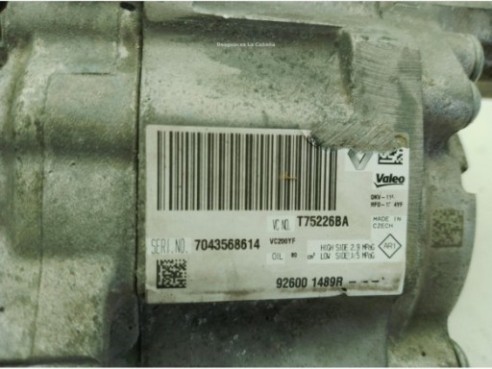 926001489R COMPRESOR AA DACIA LODGY|Desguaces La Cabaña