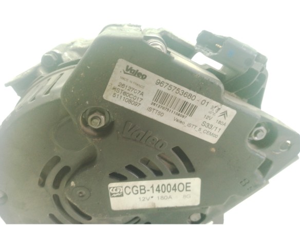 5705PA, 9675753680 ALTERNADOR CITROEN C4 II (B7)|Desguaces La Cabaña