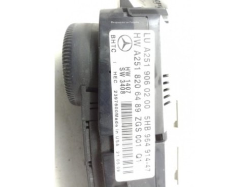 A2518703490 MANDO CLIMA MERCEDES BENZ CLASE R (W251, V251)|Desguaces La Cabaña