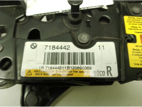 7184442 CERRADURA CAPO BMW 5 (F10)|Desguaces La Cabaña