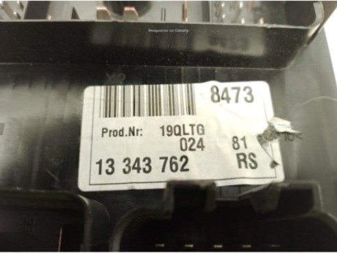 13343762RS CAJA FUSIBLES INTERIOR (BSI) OPEL ASTRA J (P10)|Desguaces La Cabaña