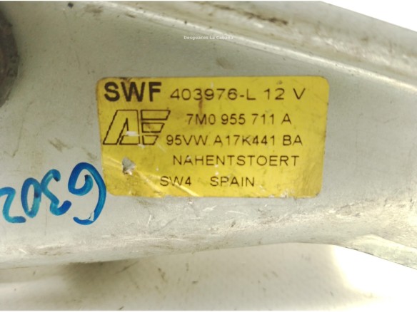 MOTOR LIMPIAPARABRISAS TRA VW SHARAN (7M8, 7M9, 7M6)|Desguaces La Cabaña
