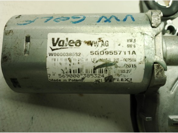 MOTOR LIMPIAPARABRISAS TRA VW GOLF VII (5G1, BQ1, BE1, BE2)|Desguaces La Cabaña