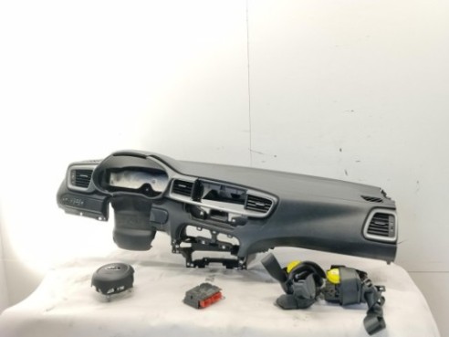  0499P1000034 KIT AIRBAGS + SALPICADERO + CINTURONES O ANCLAJE + CENTRALIT KIA CEED Sportswagon (CD)|Desguaces La Cabaña