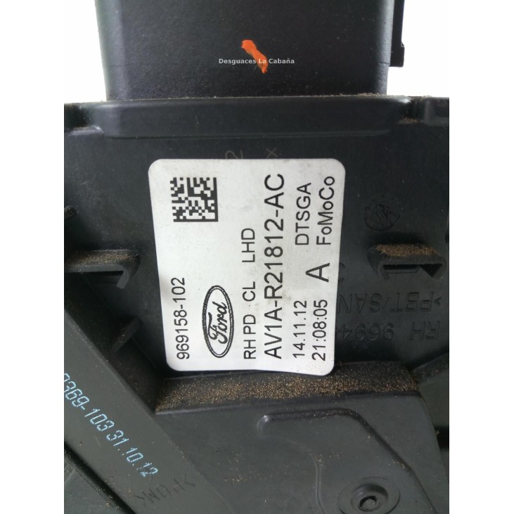 AV1AR21812AC CERRADURA PUERTA LAT DEL DER FORD B-MAX (JK) |Desguaces La Cabaña