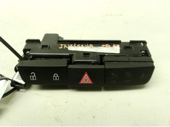 INTERRUPTOR WARNING OPEL INSIGNIA A (G09)|Desguaces La Cabaña