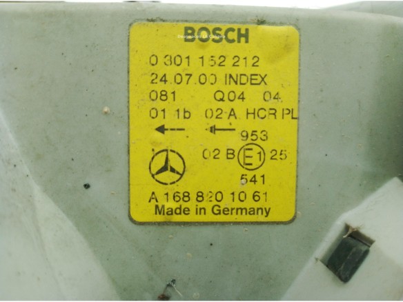 A1688201061 FARO DERECHO MERCEDES BENZ CLASE A (W168)|Desguaces La Cabaña