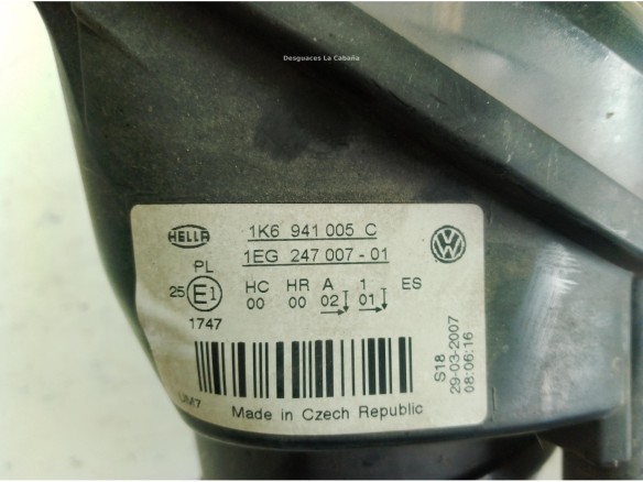 1K6941029C, 1k6941005C FARO IZQUIERDO VW GOLF V (1K1)|Desguaces La Cabaña