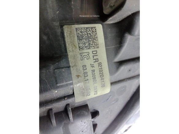 92101D4170 FARO IZQUIERDO KIA OPTIMA|Desguaces La Cabaña