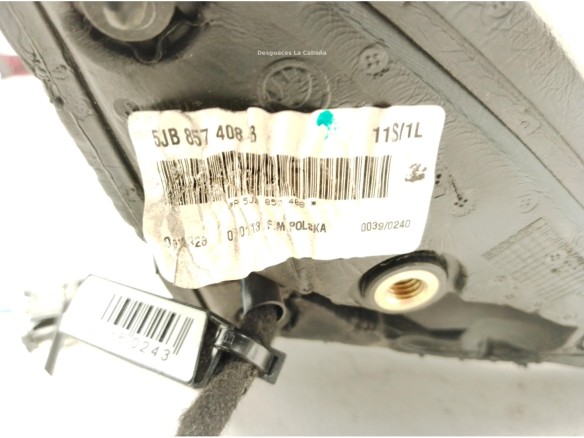 ESPEJO DER SKODA RAPID (NH3)|Desguaces La Cabaña