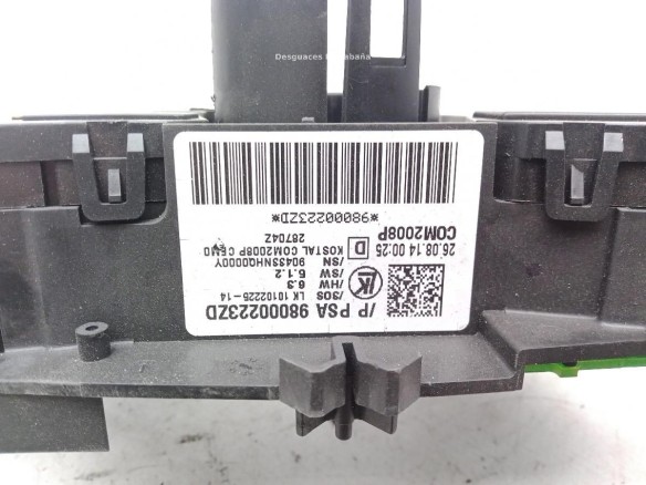 98000223ZD MANDO COMPLETO CITROEN C4 II (B7) |Desguaces La Cabaña