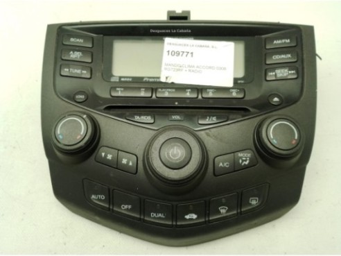 RG723RF, MANDO CLIMA HONDA ACCORD VII (CL, CN)|Desguaces La Cabaña