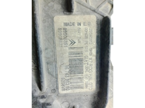 6208V8 FARO IZQUIERDO CITROEN C5 III Break (TD_)|Desguaces La Cabaña