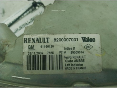 8200257684, 8200007031 PILOTO DEL IZQ RENAULT TRAFIC II Autobús (JL)|Desguaces La Cabaña
