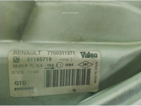 7700311371, FARO IZQUIERDO RENAULT TRAFIC II Autobús (JL)|Desguaces La Cabaña