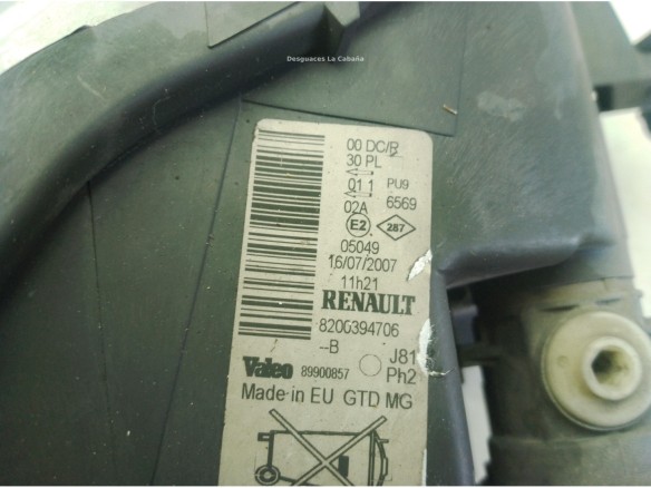 7701064406, 8200394706 FARO IZQUIERDO RENAULT ESPACE IV (JK0/1_)|Desguaces La Cabaña