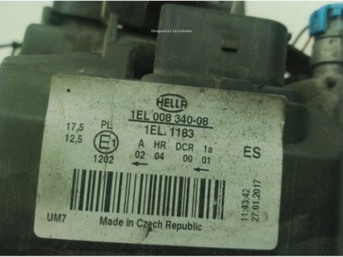 3B7941018M, 1EL00834008 FARO DERECHO VW PASSAT (3B3)|Desguaces La Cabaña