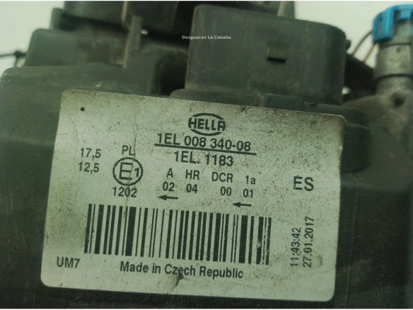 3B7941018M, 1EL00834008 FARO DERECHO VW PASSAT (3B3)|Desguaces La Cabaña
