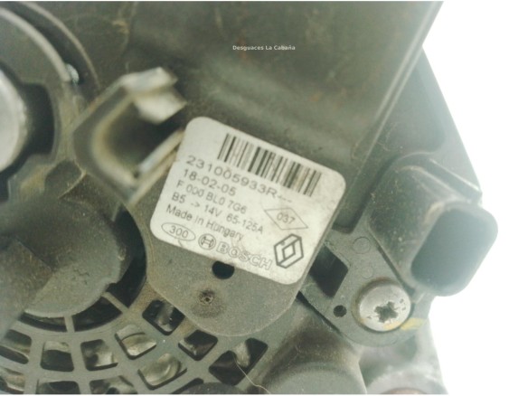 231005933R ALTERNADOR DACIA SANDERO II|Desguaces La Cabaña