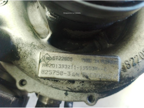 825758 TURBO RENAULT MASTER III Furgón (FV)|Desguaces La Cabaña
