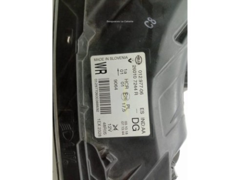 260100400R FARO DERECHO RENAULT CAPTUR (J5_, H5_)|Desguaces La Cabaña