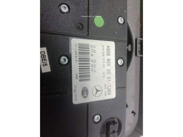 A9018200101 PLAFON DEL MERCEDES BENZ SPRINTER 3,5-t Furgón (906)|Desguaces La Cabaña