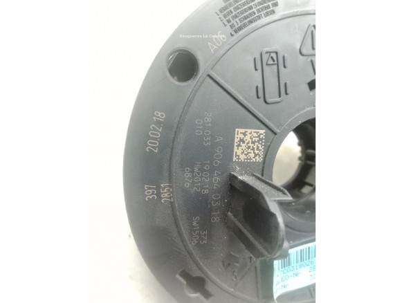 A9064640218 CARRETE AIRBAG MERCEDES BENZ SPRINTER 3,5-t Furgón (906)|Desguaces La Cabaña