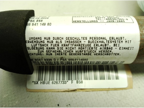 1040092244202104 AIRBAG CORTINA DER CITROEN C4 Picasso I Limusina (UD_)|Desguaces La Cabaña