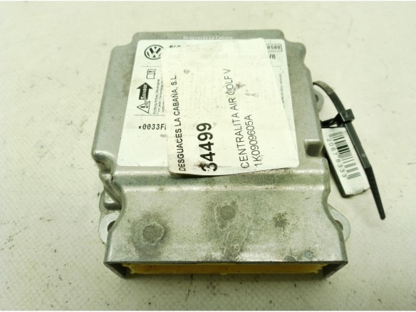 1K0909605A, CENTRALITA AIRBAG VW GOLF V (1K1)|Desguaces La Cabaña