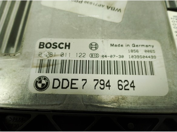0281011122,7794624, CENTRALITA MOTOR BMW 3 (E46)|Desguaces La Cabaña
