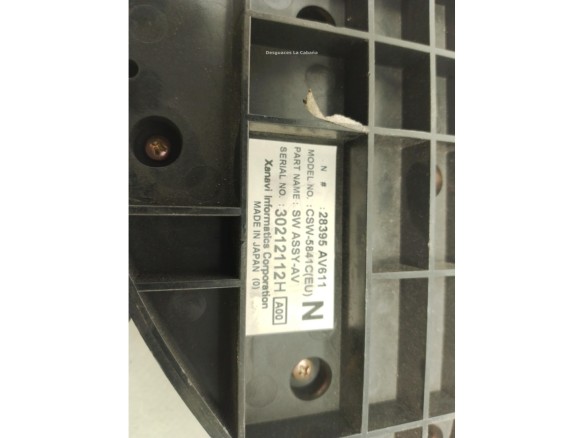 28395AV611N, MANDO CLIMA NISSAN PRIMERA Hatchback (P12)|Desguaces La Cabaña