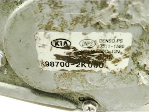 MOTOR LIMPIAPARABRISAS TRA KIA SOUL (AM)|Desguaces La Cabaña