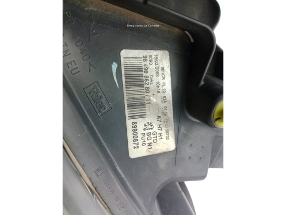 620895 FARO IZQUIERDO PEUGEOT 207 SW (WK_)|Desguaces La Cabaña