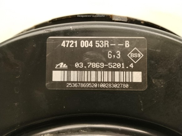 472109102R, 472100453R SERVOFRENO RENAULT MASTER III Furgón (FV)|Desguaces La Cabaña
