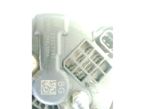 13595629, 13502595 ALTERNADOR OPEL ASTRA J (P10)|Desguaces La Cabaña