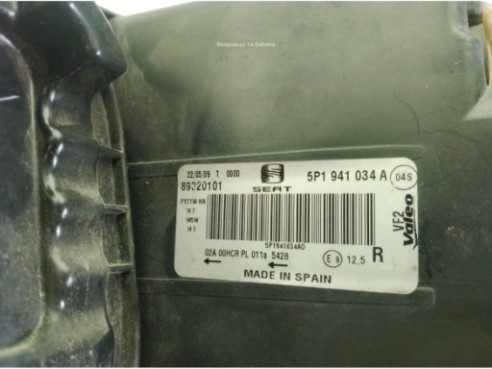5P1941034A FARO DERECHO SEAT LEON (1P1)|Desguaces La Cabaña