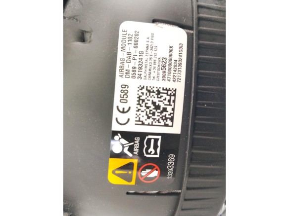  34193241G KIT AIRBAGS + SALPICADERO + CINTURONES O ANCLAJE + CENTRALIT OPEL INSIGNIA B Grand Sport (Z18)|Desguaces La Cabaña