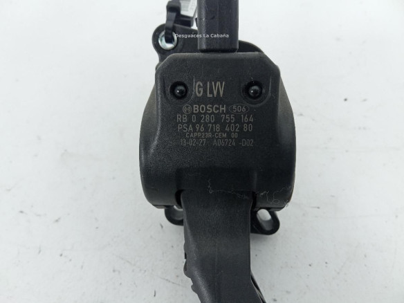 9671840280 POTENCIOMETRO ACELERADOR CITROEN DS4 |Desguaces La Cabaña
