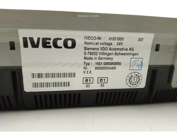41221003 CUADRO INSTRUMENTOS IVECO Stralis|Desguaces La Cabaña