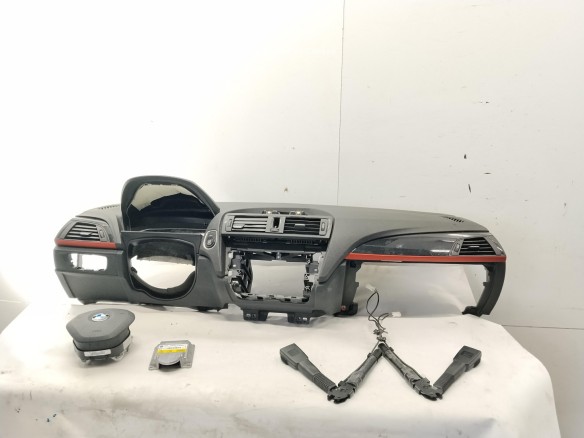  679133206 KIT AIRBAGS + SALPICADERO + CINTURONES O ANCLAJE + CENTRALIT BMW 1 (F20)|Desguaces La Cabaña