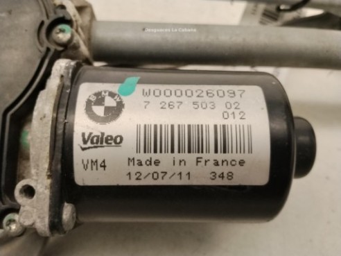 61617239510 MOTOR LIMPIAPARABRISAS DEL BMW 1 (F20)|Desguaces La Cabaña