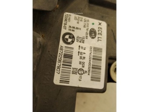 63117296914 FARO DERECHO BMW 1 (F20)|Desguaces La Cabaña