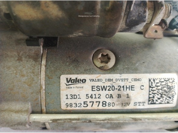 9832577880, 9832577880 ARRANQUE OPEL CORSA F|Desguaces La Cabaña