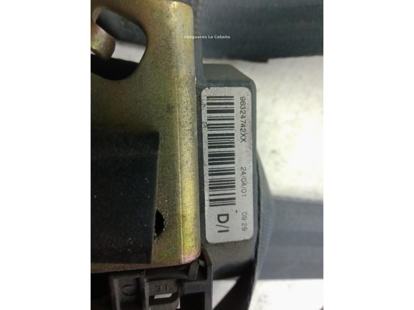8972GL CINTURON DEL DER PEUGEOT PARTNER ORIGIN Combispace (5F)|Desguaces La Cabaña