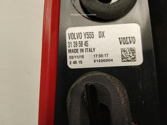 31395845 PILOTO TRA DER VOLVO V40 Fastback (525, 526)|Desguaces La Cabaña