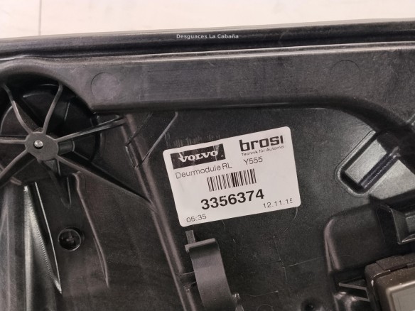 31276217 ELEVALUNAS PUERTA LAT TRA IZQ VOLVO V40 Fastback (525, 526)|Desguaces La Cabaña