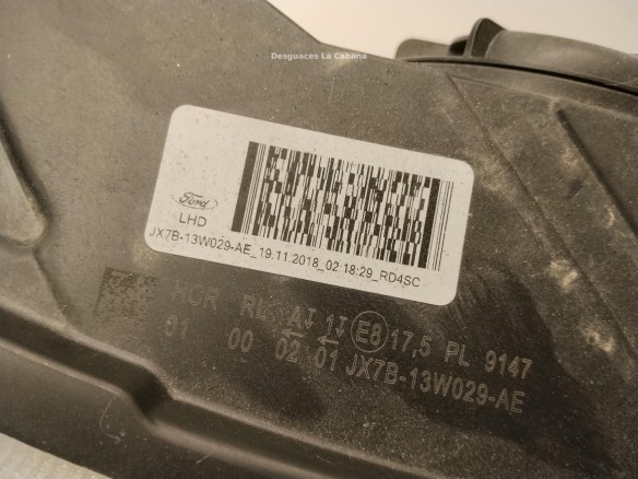 2278778 FARO DERECHO FORD FOCUS IV (HN)|Desguaces La Cabaña