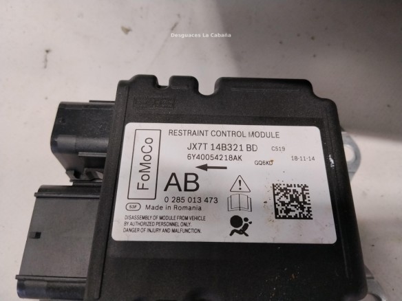  JX7BA042B85AA KIT AIRBAGS + SALPICADERO + CINTURONES O ANCLAJE + CENTRALIT FORD FOCUS IV (HN)|Desguaces La Cabaña