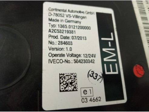 504230342 A2C53219381 MODULO ELECTRONICO  IVECO Stralis|Desguaces La Cabaña